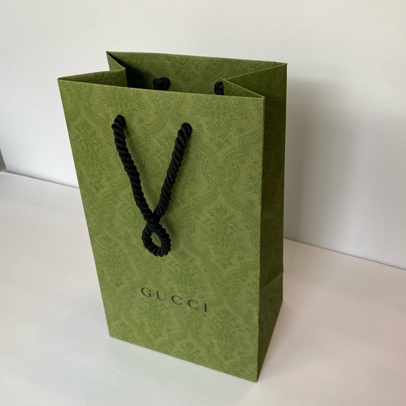 Gucci green shopping bags *Set of two, empty* - Picture 7 of 10